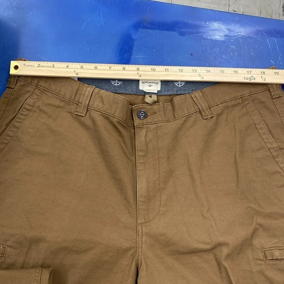 Dockers Cargo Pants Side‎ Pockets Outdoor Hunt Straight Fit Mens 40/32 - Picture 7 of 8